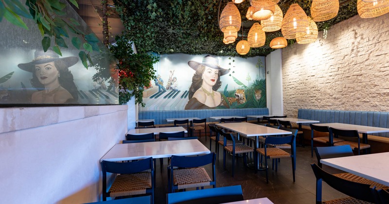 Interior dining area