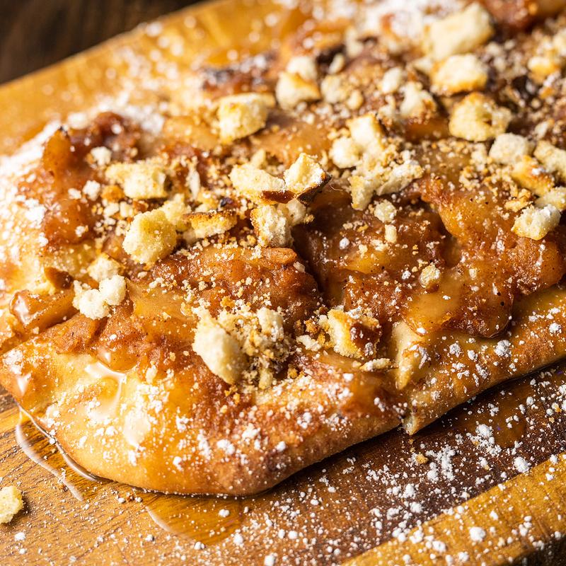 Apple Cobbler Dessert Flatbread photo