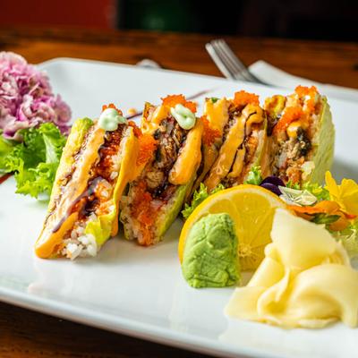 Sushi sandwich.