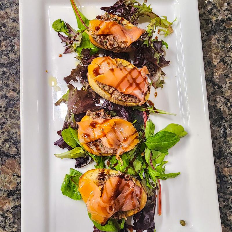 Salmon Bruschetta photo