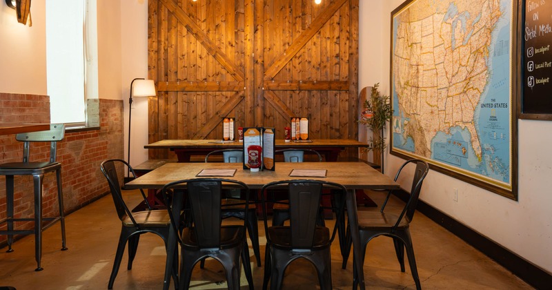 Interior, dining area