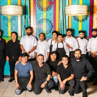 Staff at the restaurant, group shot.