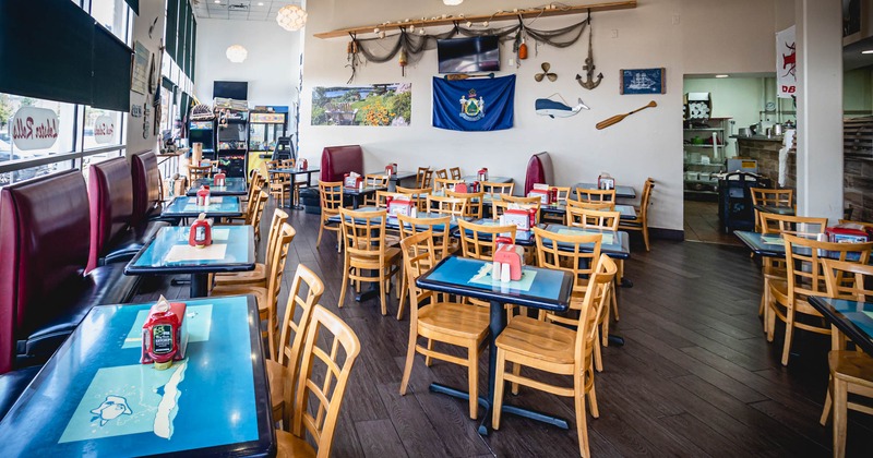 Interior, dining area