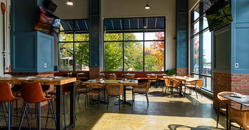 The restaurant's interior