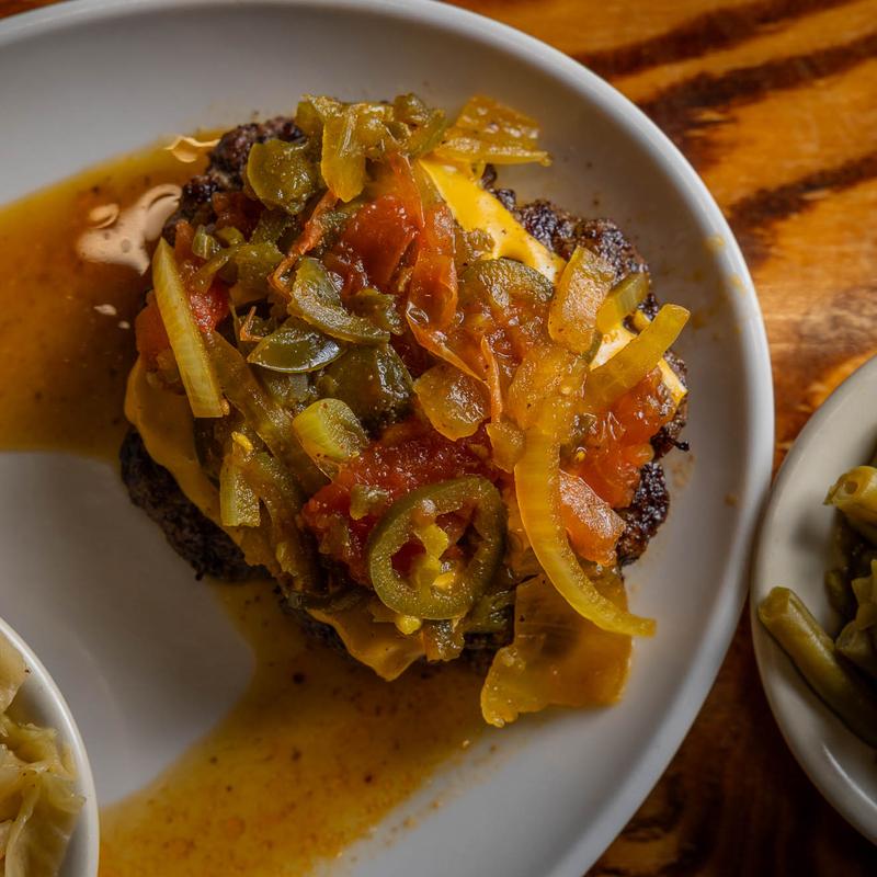 menu item 6 of 10, Hamburger Steak