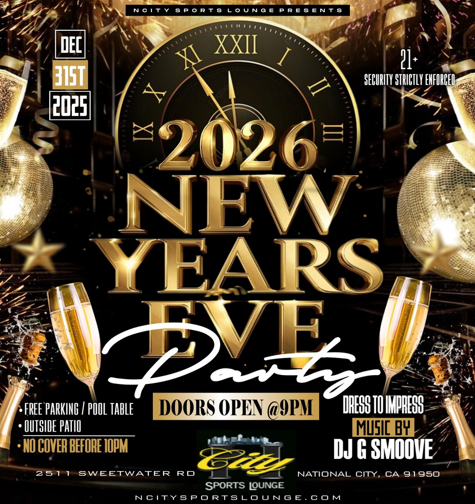 N CITY NEW YEAR'S EVE PARTY FOR 2026!!! event photo