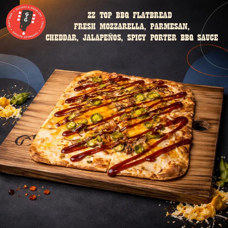 menu item 13 of 45, ZZ Top Bbq Flatbread