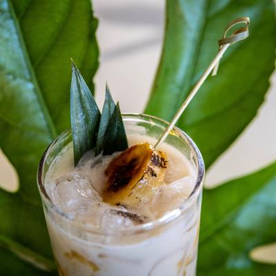 Banana Brulee cocktail.