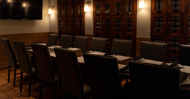 Interior, long table