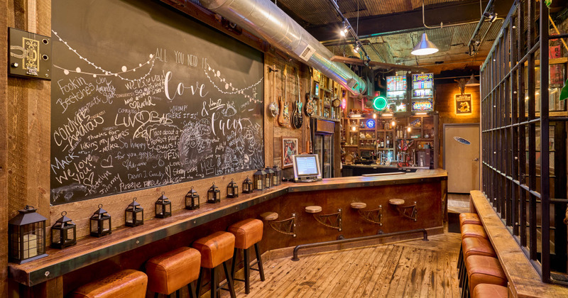 Interior, bar area