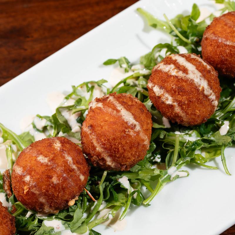 menu item 9 of 42, Fried Pimento Cheese Balls