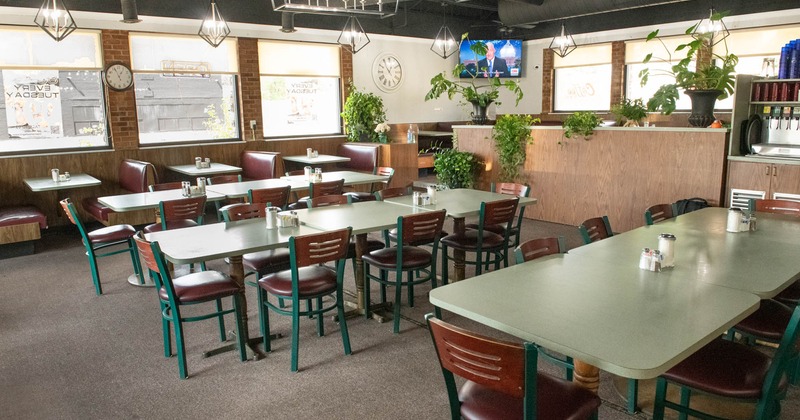 Interior, dining area