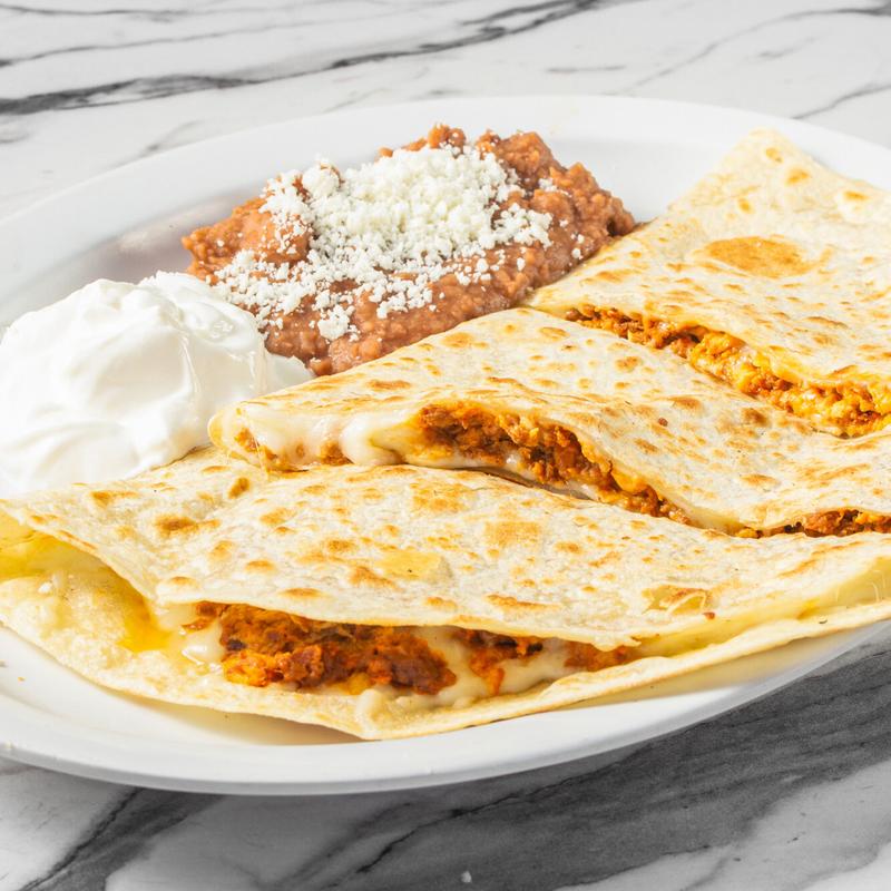 menu item 6 of 38, *Breakfast Quesadilla