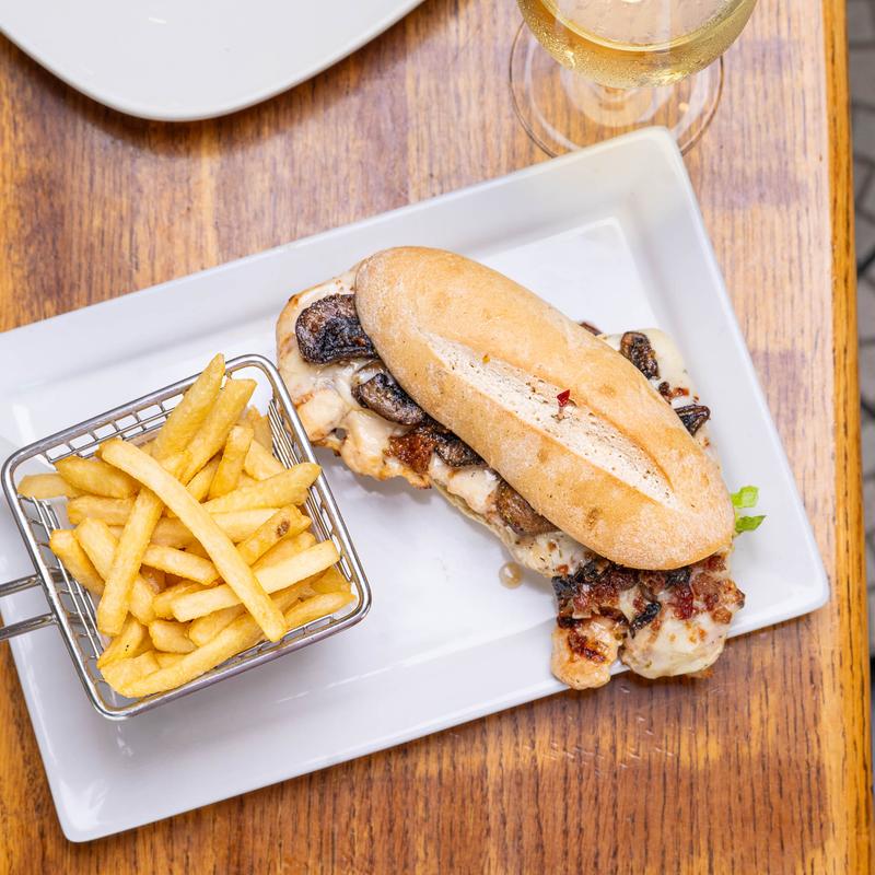 Chicken Fungui Sandwich photo
