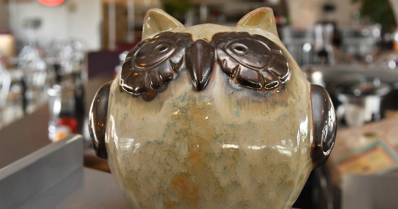 Ceramic owl