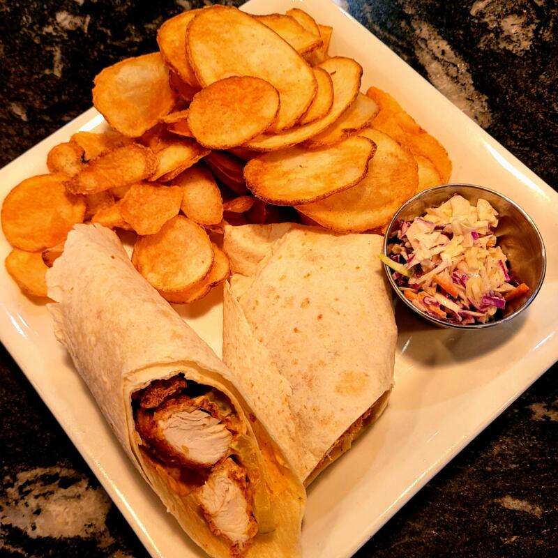 menu item 28 of 29, Crispy chicken wrap