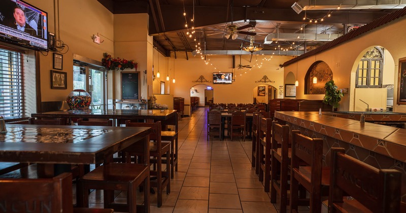 Interior, dining area