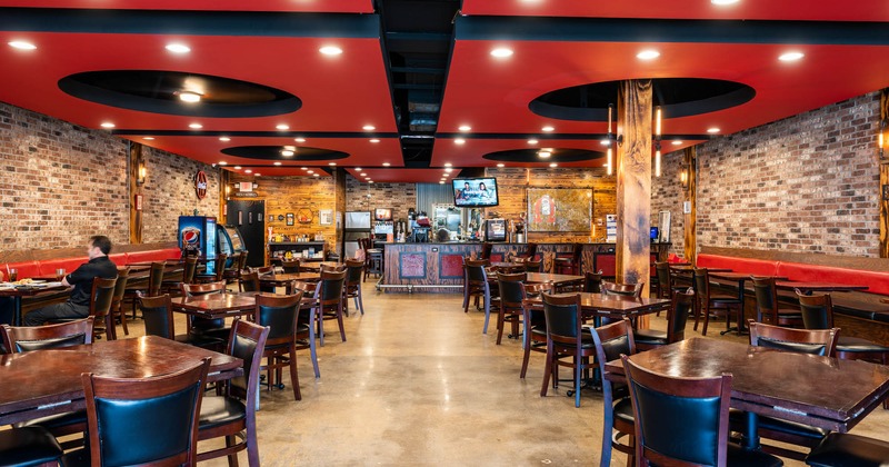 Interior, big dinning area