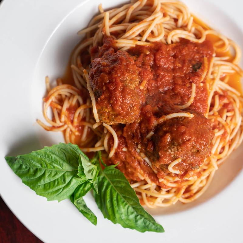 Pasta with Meatballs or Sausage photo