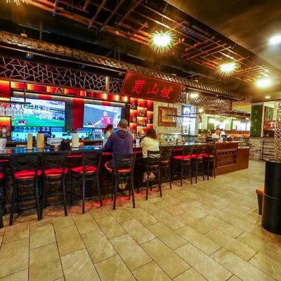 Interior, bar area.