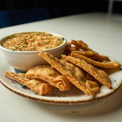 Spinach and Crab Dip.