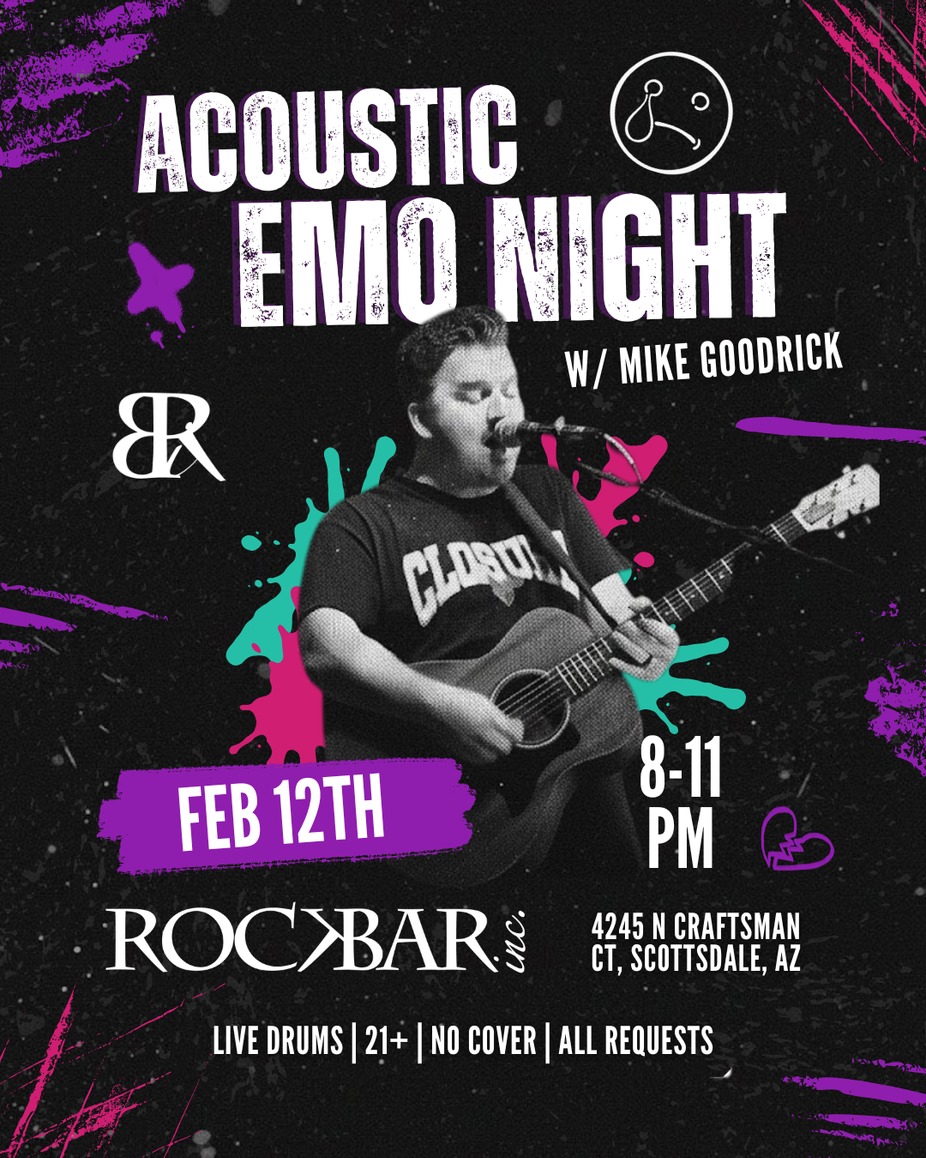 Acoustic Emo Night w/ Mike Goodrick event photo