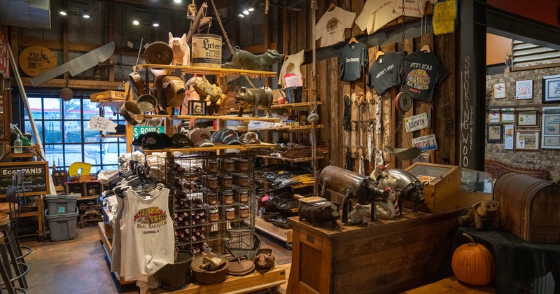 Interior, dining area with tables and chairs