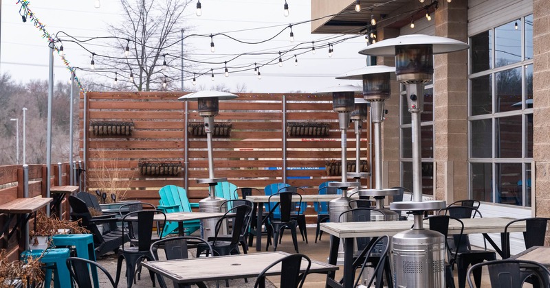 Beautiful patio area