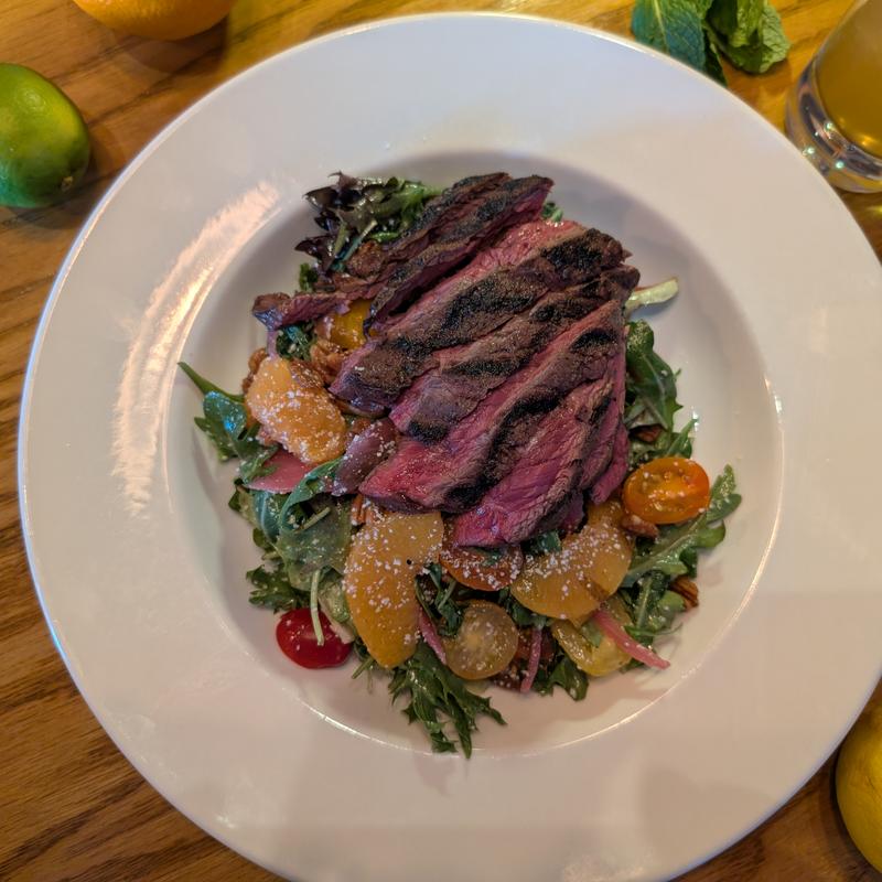 Grilled Steak and Peach Salad* photo