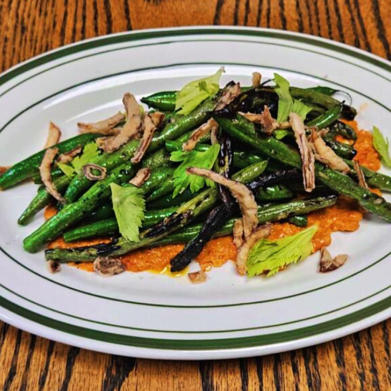 Charred Green Beans photo