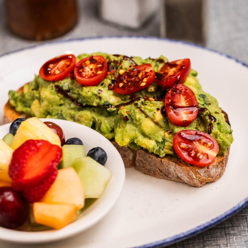 menu item 18 of 42, Smashed Avocado Toast