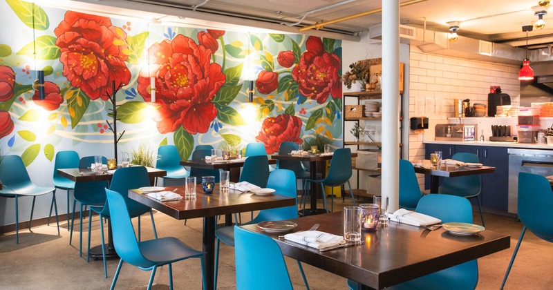 Interior, dining area