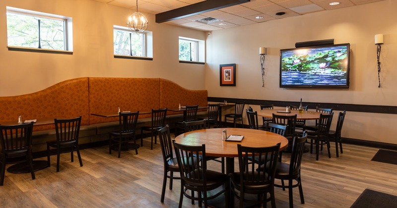 Restaurant interior, dining area