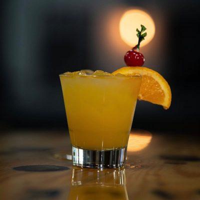 Orange cocktail.