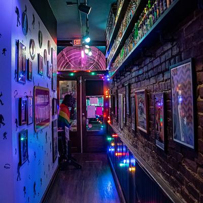 The restaurant's interior.