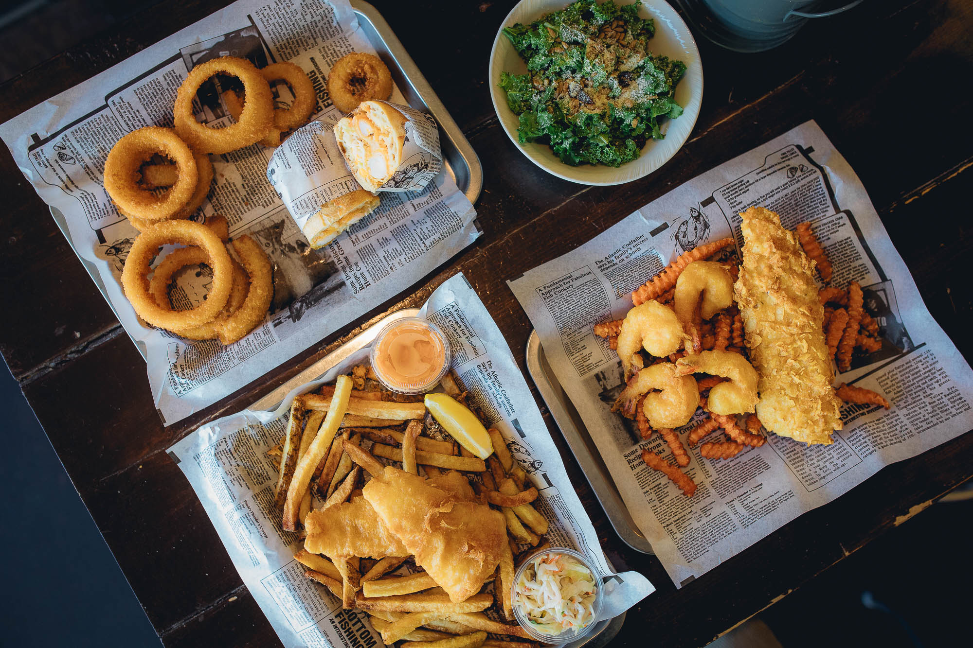 Various food on the table