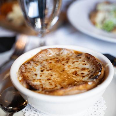 French onion soup.