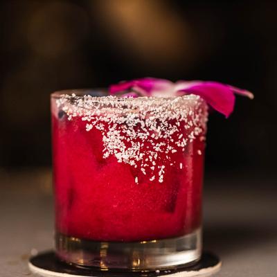 Blueberry Coconut Margarita.