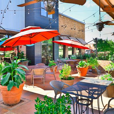 Restaurant exterior, patio