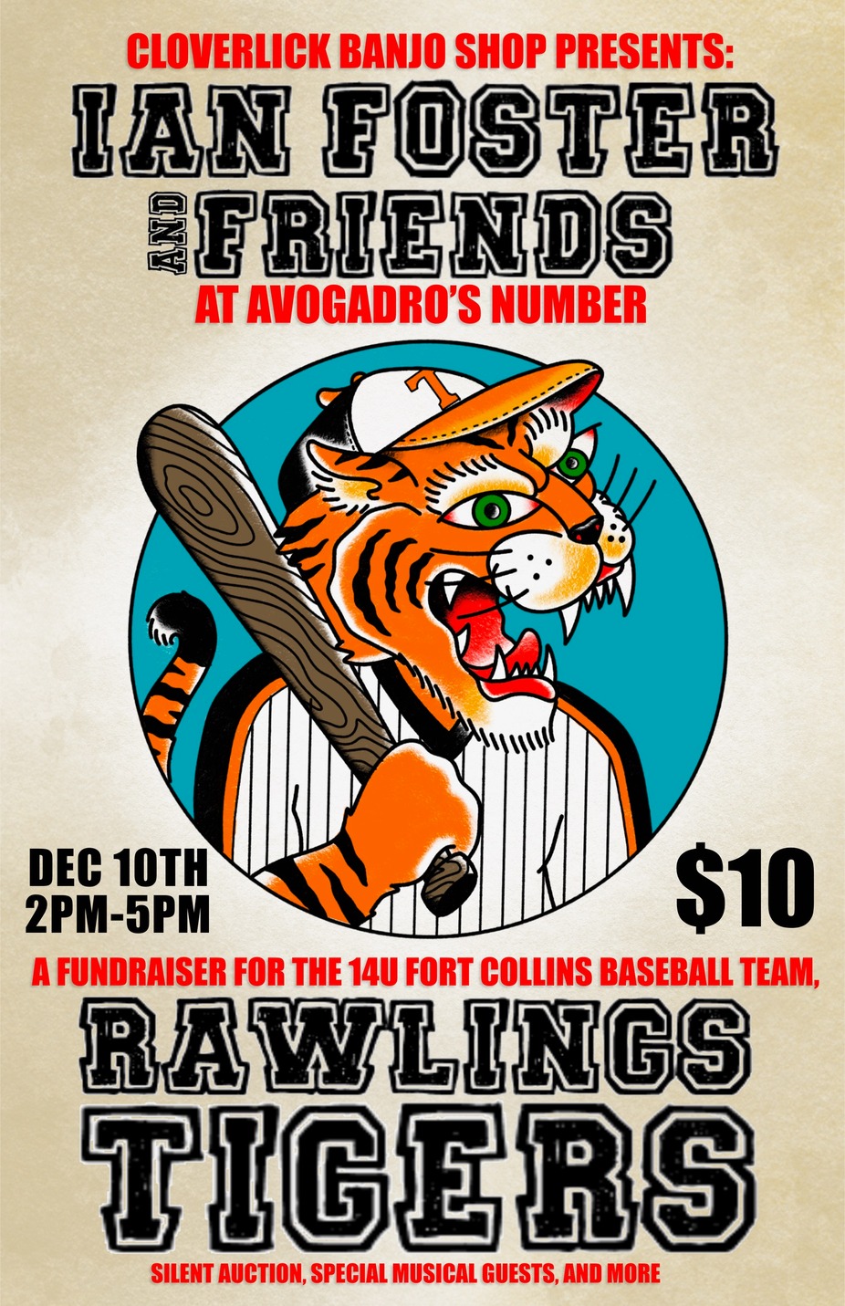 Rawling Tigers Baseball Team Fundraiser with Ian Foster and Friends event photo