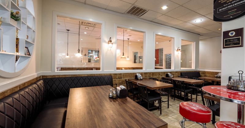 Interior, spacious dining area