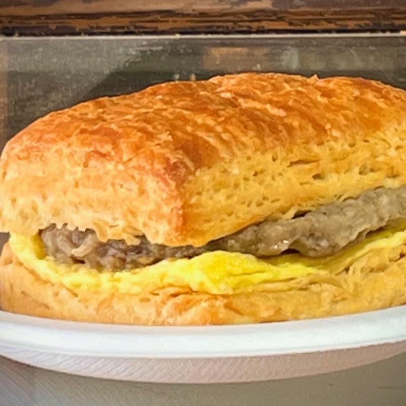 Sausage Egg Croissant photo