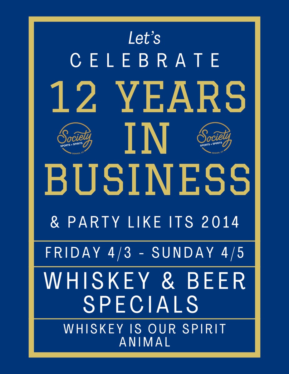 12 Year Anniversary event photo