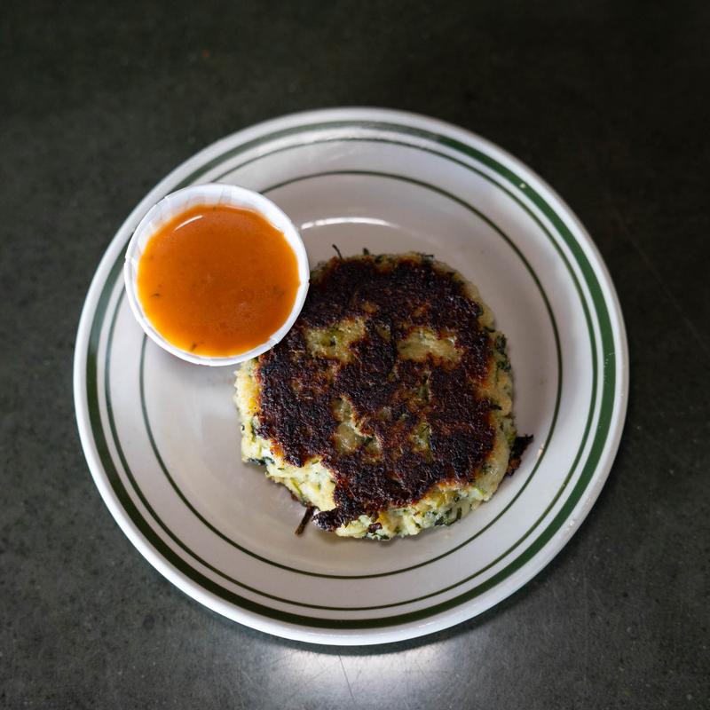 Grilled Spinach Cake photo