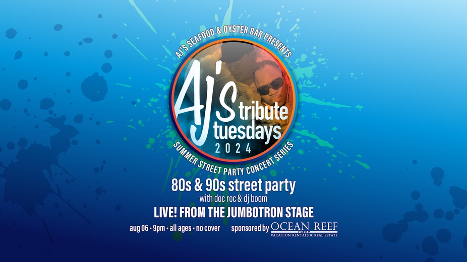 Tribute Tuesday: 80's & 90's Street Party at AJ's Jumbotron! event photo