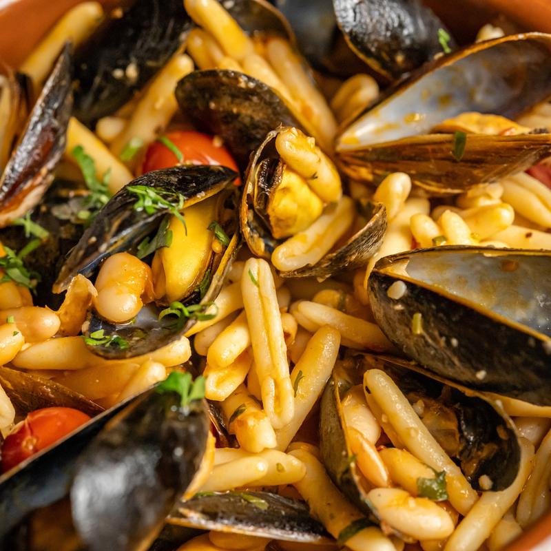 menu item 35 of 42, Cavatelli Cozze E Fagioli