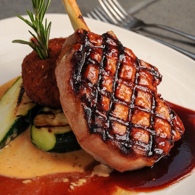 Brined Grilled Pork Loin Chop* photo