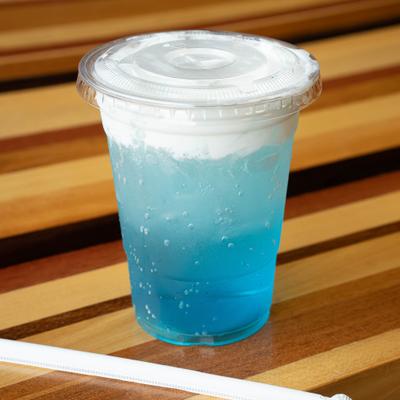 Blue soda.