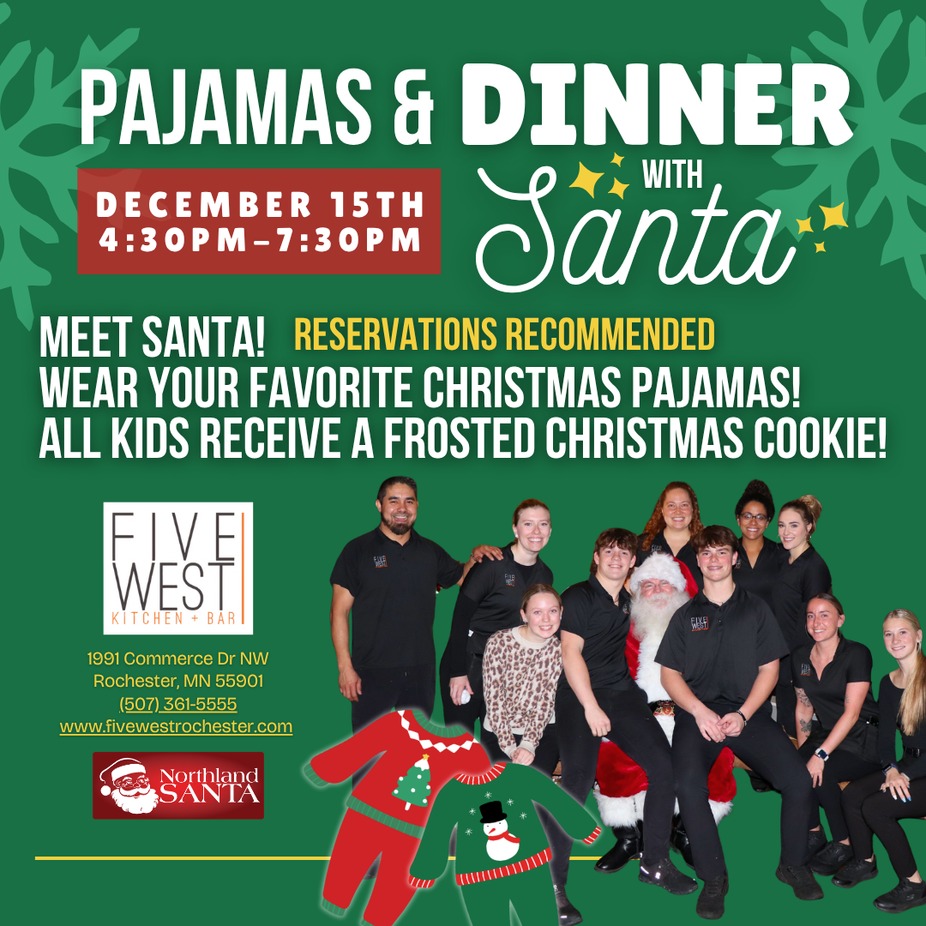 Pajamas & Dinner with Santa Event event photo