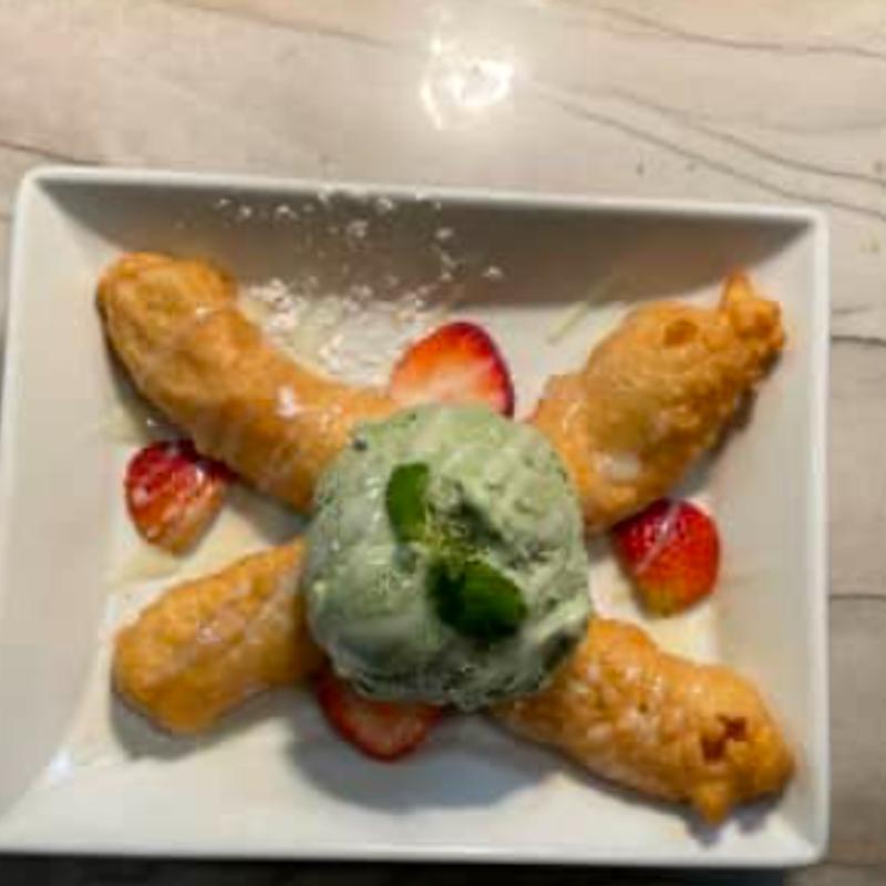Fried banana photo